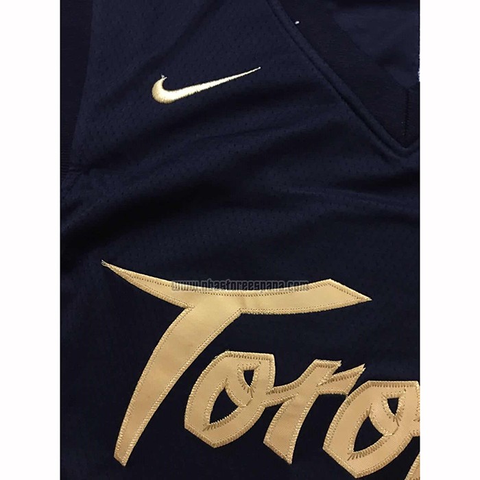 Camiseta Toronto Raptors Kyle Lowry NO 7 Ciudad 2019-20 Negro
